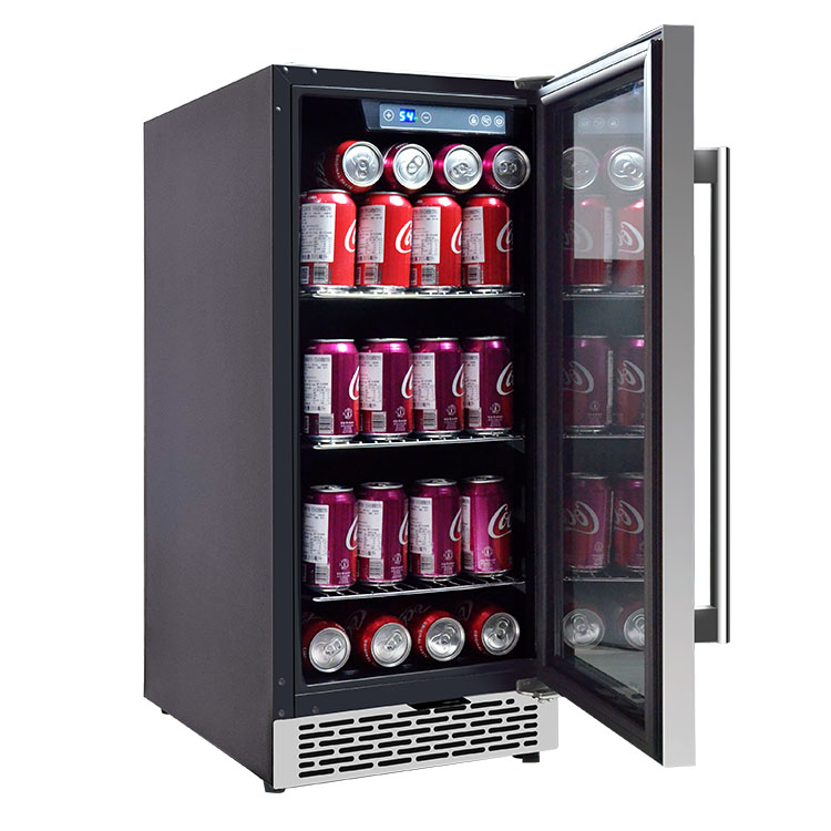 Wine Beer Dual Zone - ตู้แช่เครื่องดื่มขนาดเล็กแบบ OEM ตู้เย็นสั่งทำพิเศษ ประตูกระจก ตู้แช่เครื่องดื่ม ตู้เก็บไวน์/เบียร์