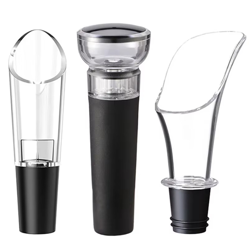 ขวดไวน์รั่วซีลปั๊มสูญญากาศ Sto - Wine Aerator Pour บทวิจารณ์และราคา