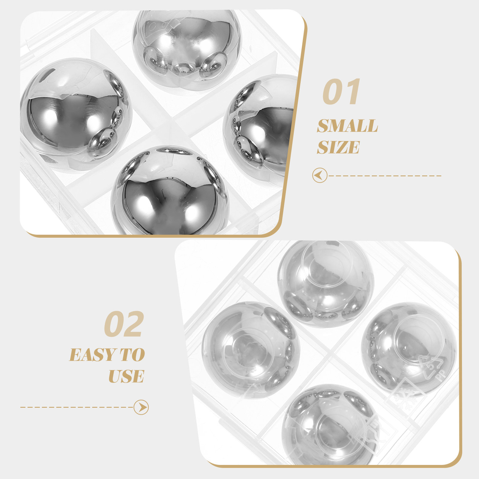 5 ชิ้น หินวิสกี้สแตนเลส สำหรับ - Whisky Beer And Wine บทวิจารณ์และราคา